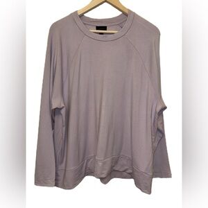 J Jill Wearever Soft Lavender Sweatshirt size large